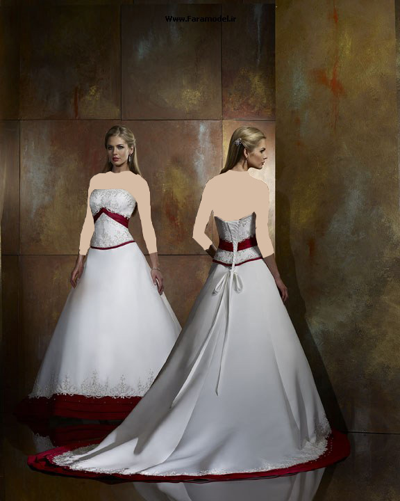مدل لباس عروس رمانتیک